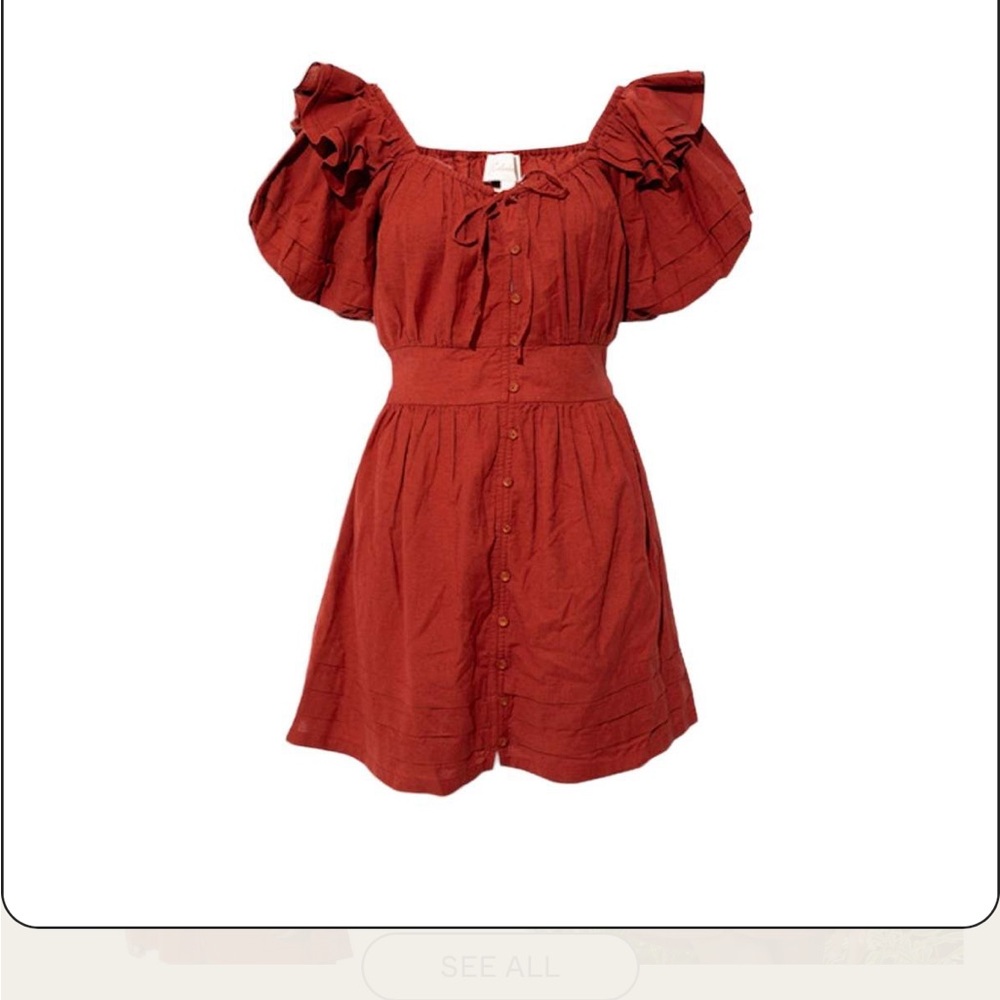 Cleobella Tana Mini Dress - Brick